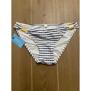 NWT Eda London striped swim bottoms, size extra small